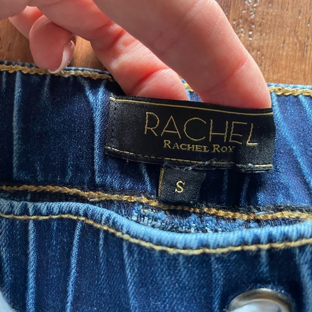 Distressed Pull-on Jeans - Picture 2 of 3